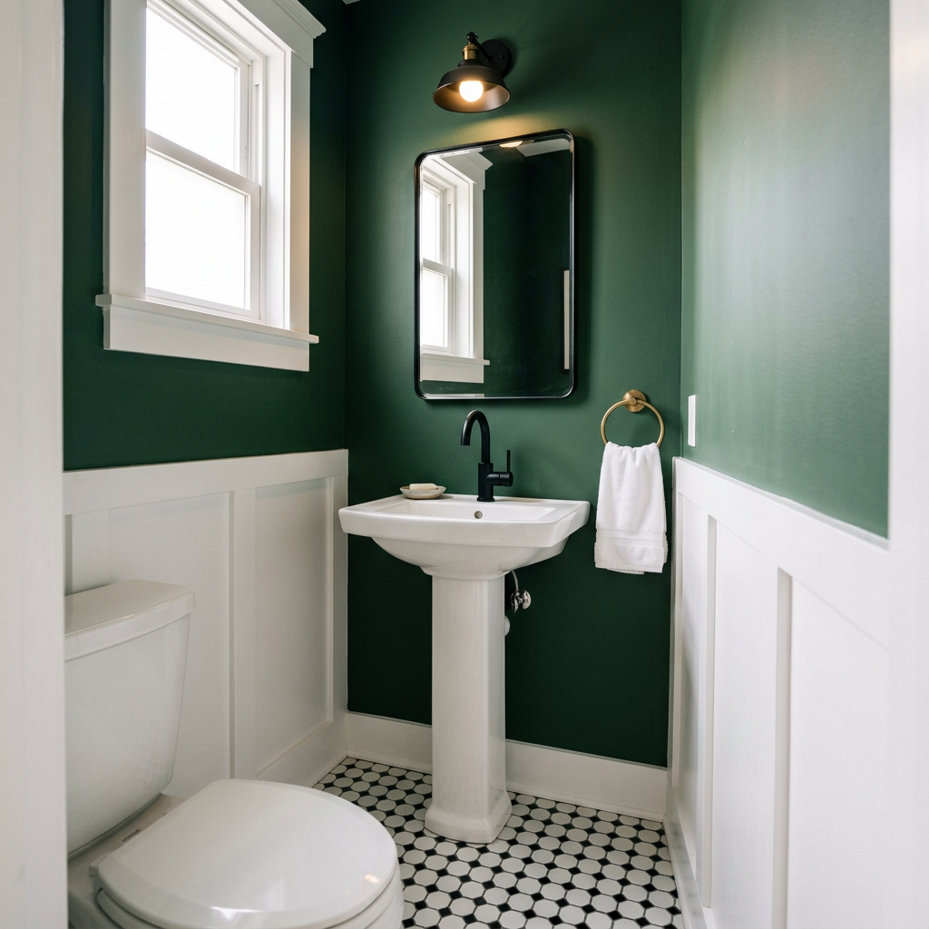 Powder Room Refresh — New Fairfield